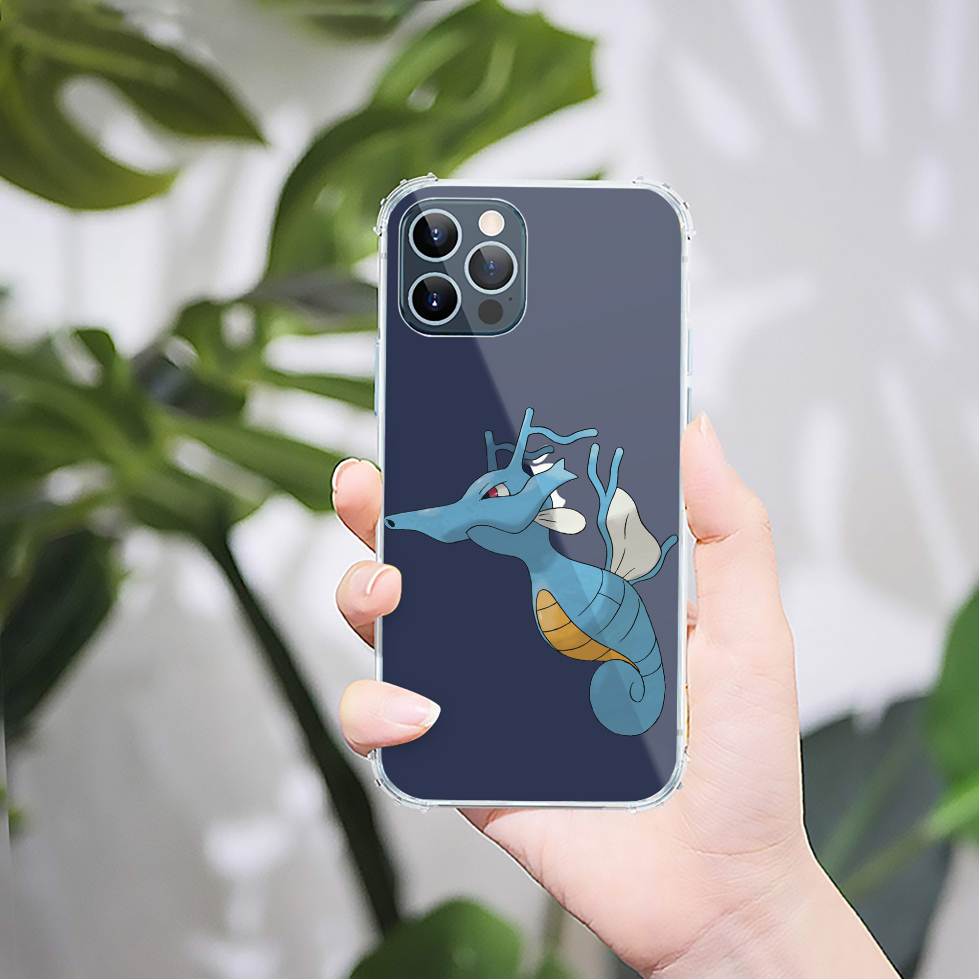 （画像用） ポケットモンスター Pokémon 【iPhone 12シリーズ対応】透明スマホケース（クリアソフトケース）